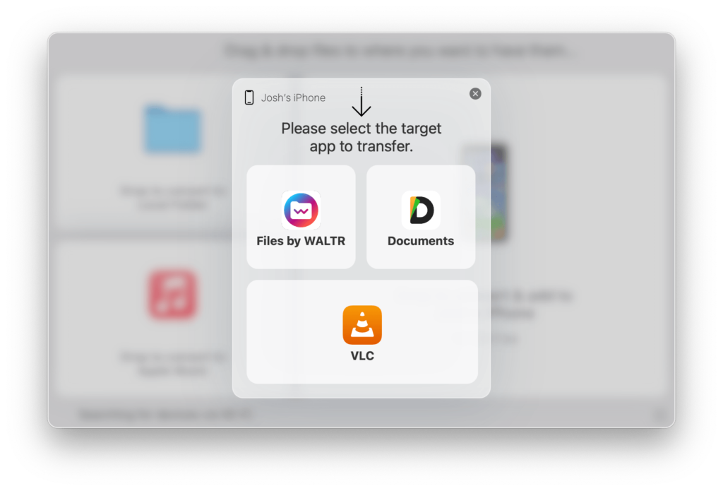 Select 3rd Party Destination App Select 3rd Party Destination App